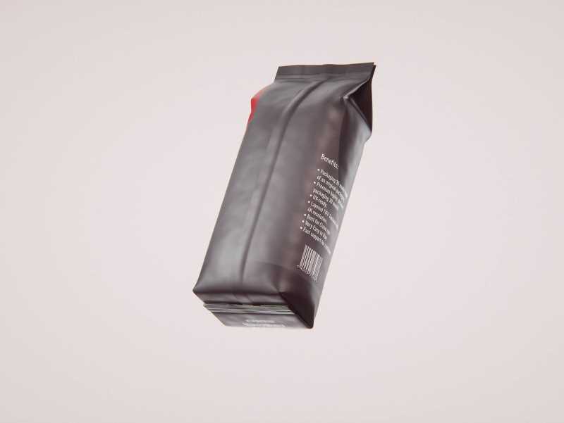 BIO Coffee Plastic Bag (1000gr) 1Kg packaging 3D model