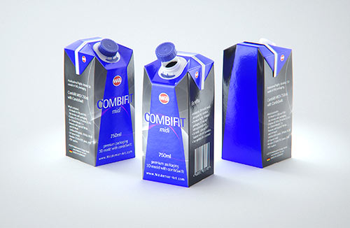 Smoothie/Juice plastic bottle 500ml 3d model pack