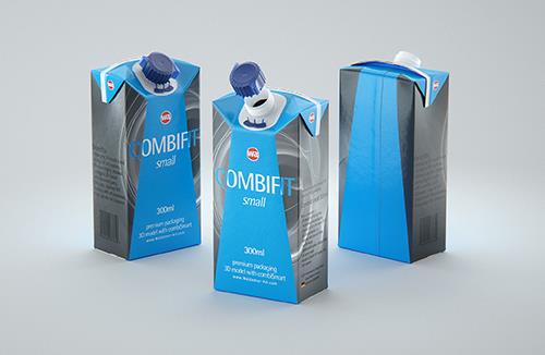 SIG Combidome 1000ml 3D packaging model
