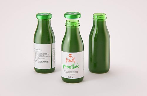 Olive Oil Glass Bottle 500ml packaging 3d model