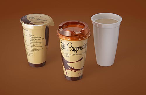 3D model of the SIG Combibloc Slimline 500ml packaging with tethered cap CombiCap