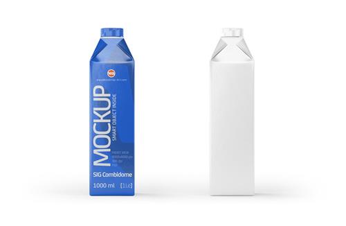 3D model of the SIG Combibloc Slimline 500ml packaging with combiSwift