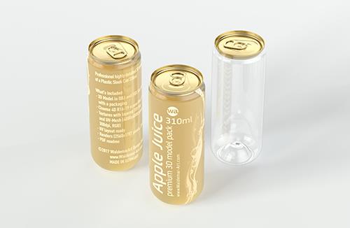 SIG CombiBloc Small 350ml with perforation and a straw hole packaging 3D model pak