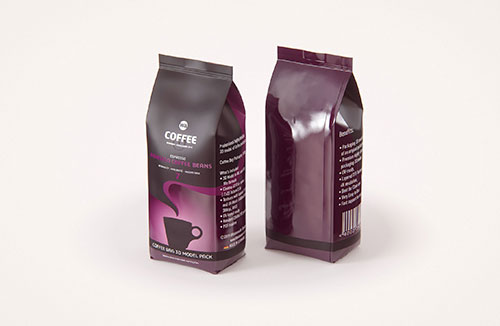 Coffee milk 200g packaging 3d model of the plastic package for Coffee Cream