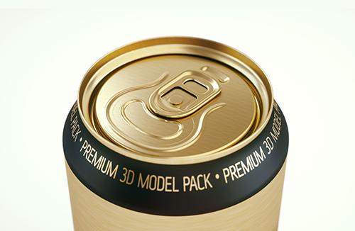 SIG combiBloc Compact 500ml with perforation, straw hole and no opening packaging 3D model