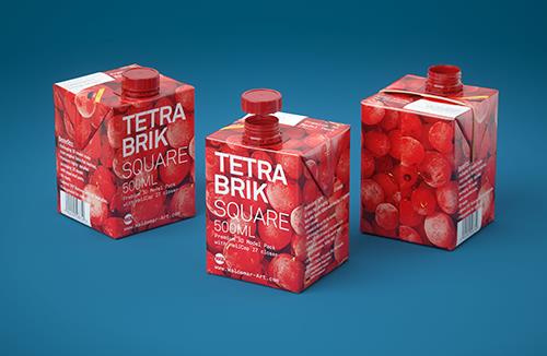 Packaging 3D model pak of Tetra Pack Top Base 750ml with Eifel-O38