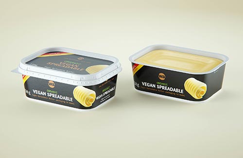Vegan Spreadable Butter plastic container 450g packaging 3D model